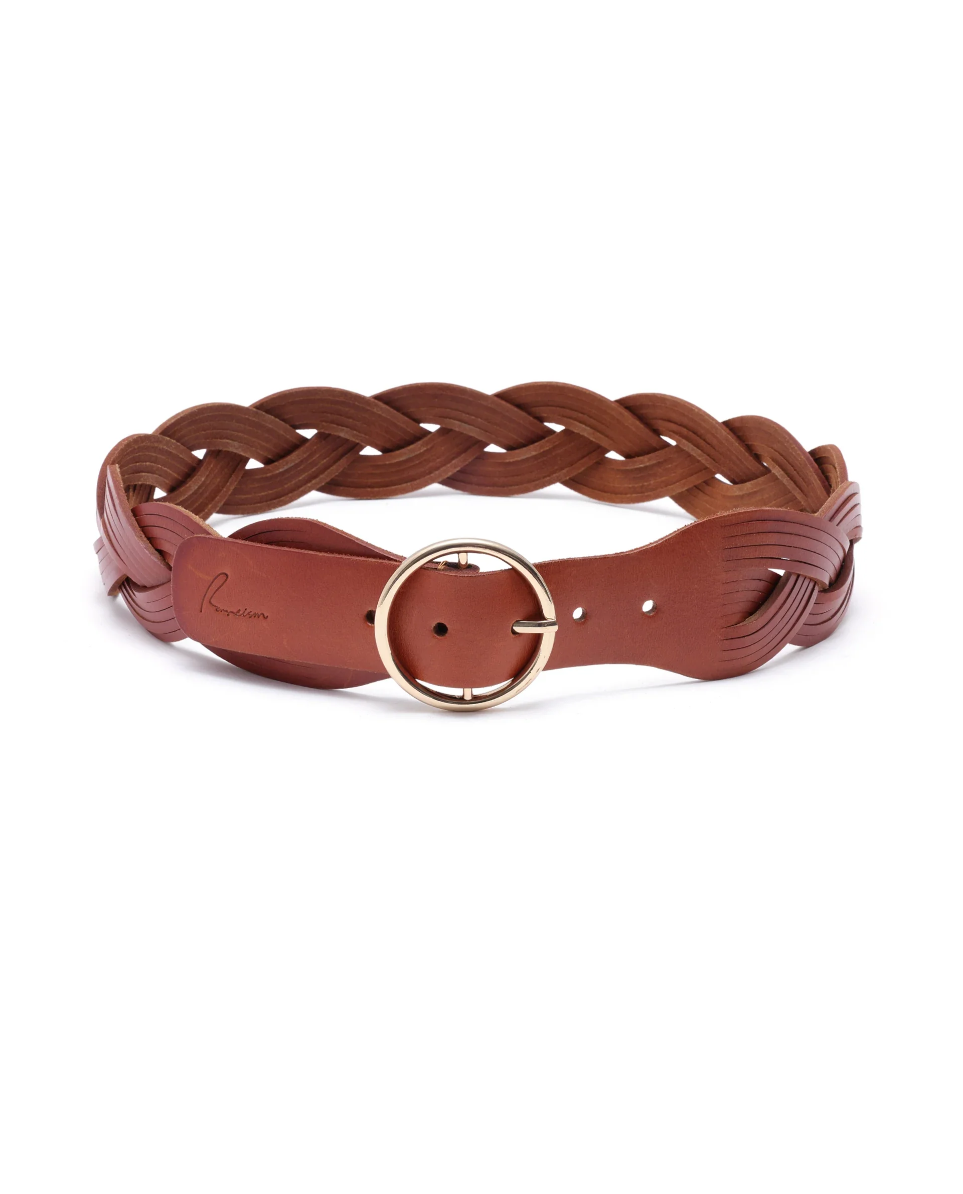 LEATHER BELT STERLING - TAN