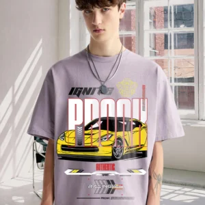 Ignite Men Graphic Oversized Printed T-Shirt