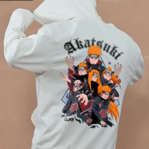 Akatsuki Clan Men Drop Shoulder Premium Terry Hoodie