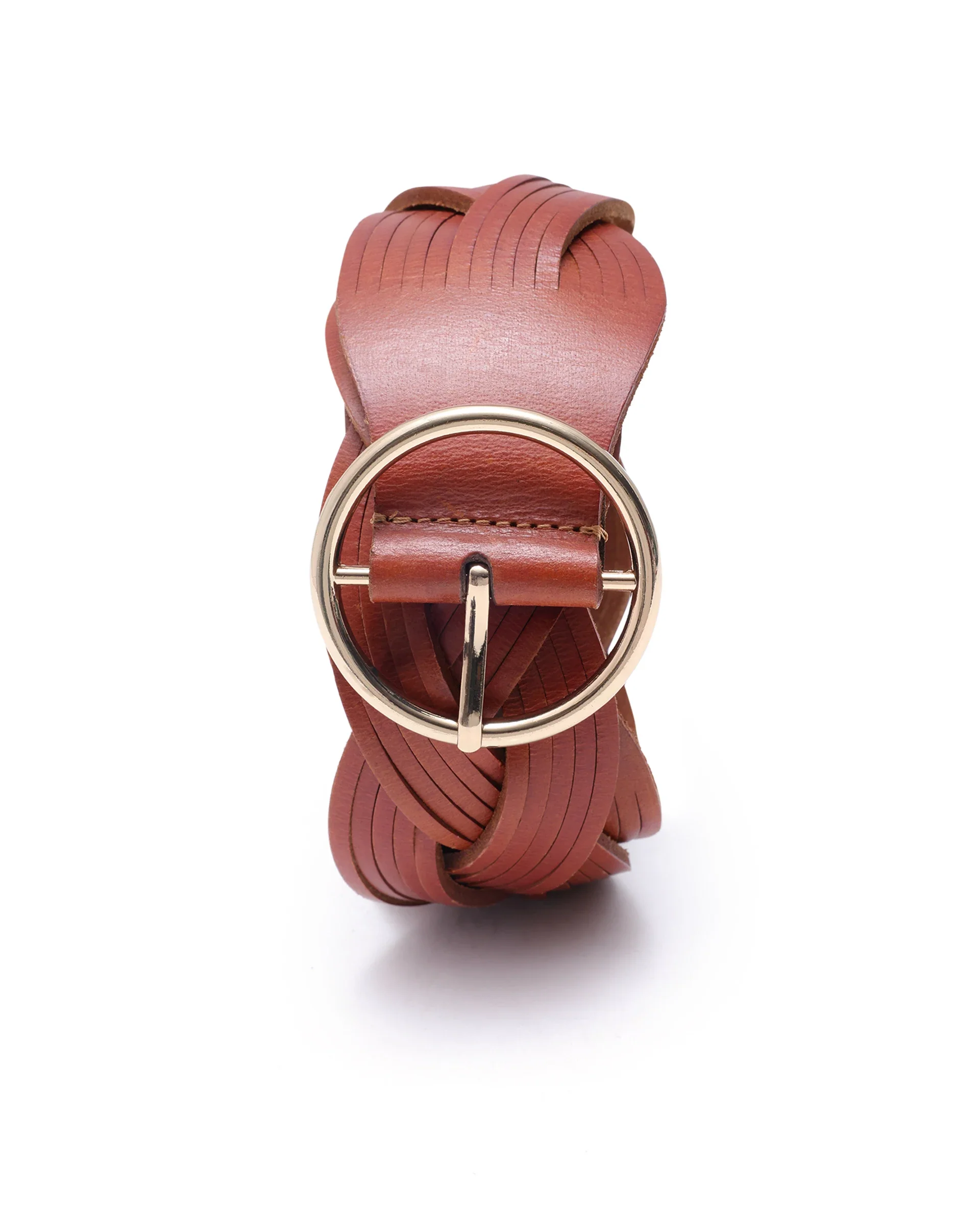 LEATHER BELT STERLING - TAN - Image 6