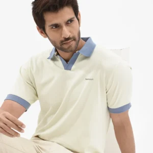 JOHNNY COLLAR PLAIN POLO CARMELON - LIGHT GREEN