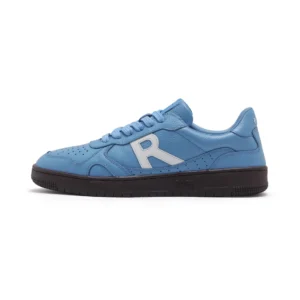 GENUINE LEATHER LACE-UP SNEAKER KEPLER - BLUE