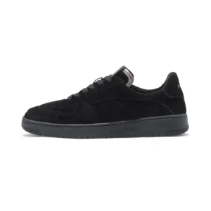 PREMIUM SUEDE LOW-TOP SNEAKERS RAGNO - BLACK