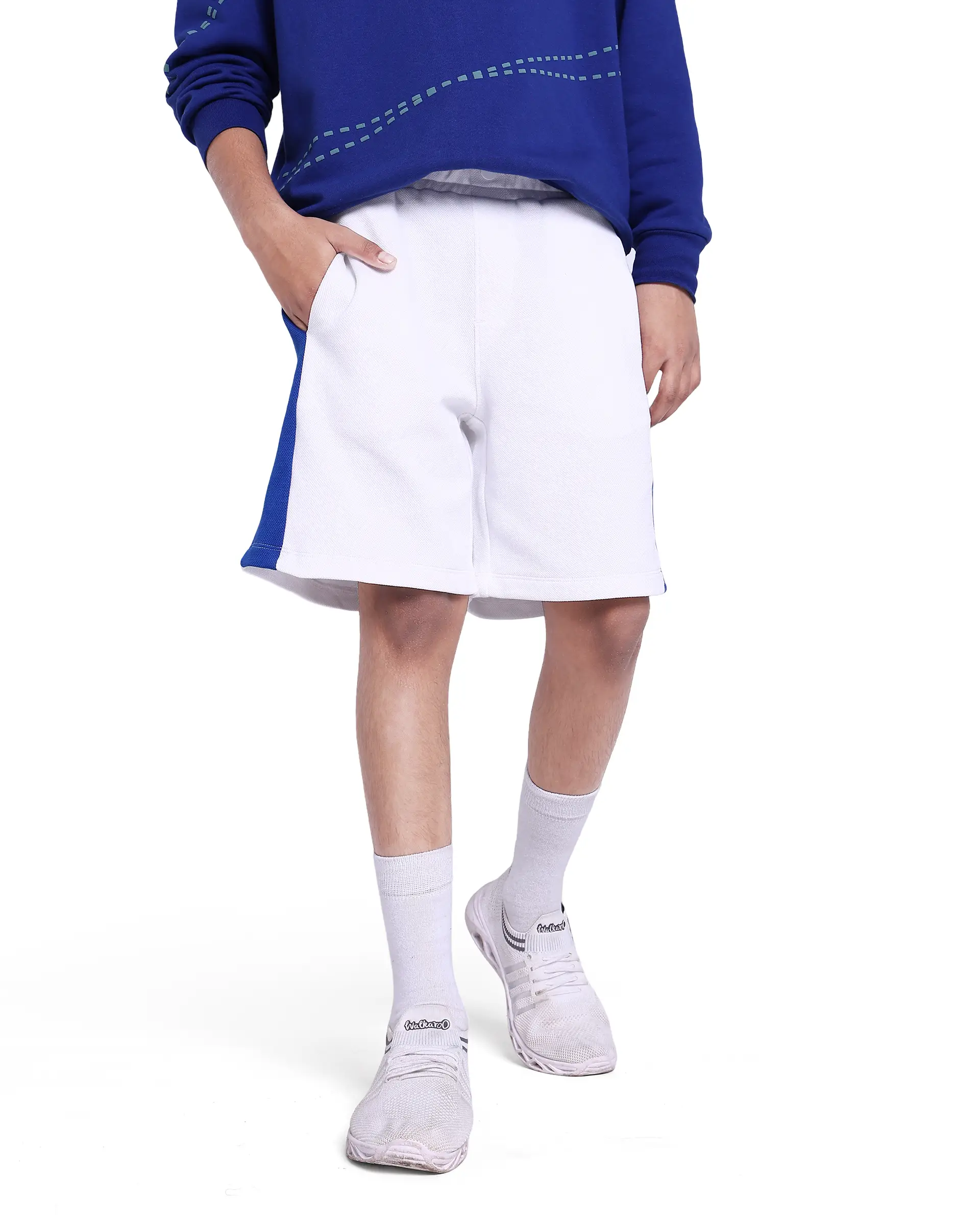 CUT AND SEW SHORT RIDER - WHITE